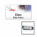 Vinyl Name Tag Holder w/ Magnet